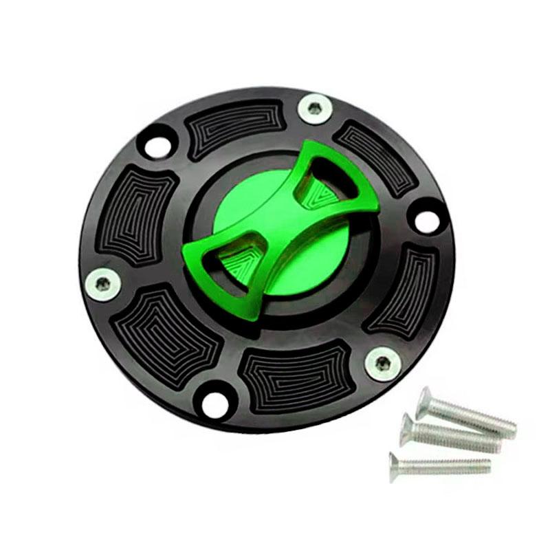 For Kawasaki Ninja 250 300 EX250 EX300 ER250 ER300 Z250 Z300 Keyless Motorcycle Fuel Gas Tank Cap Cover