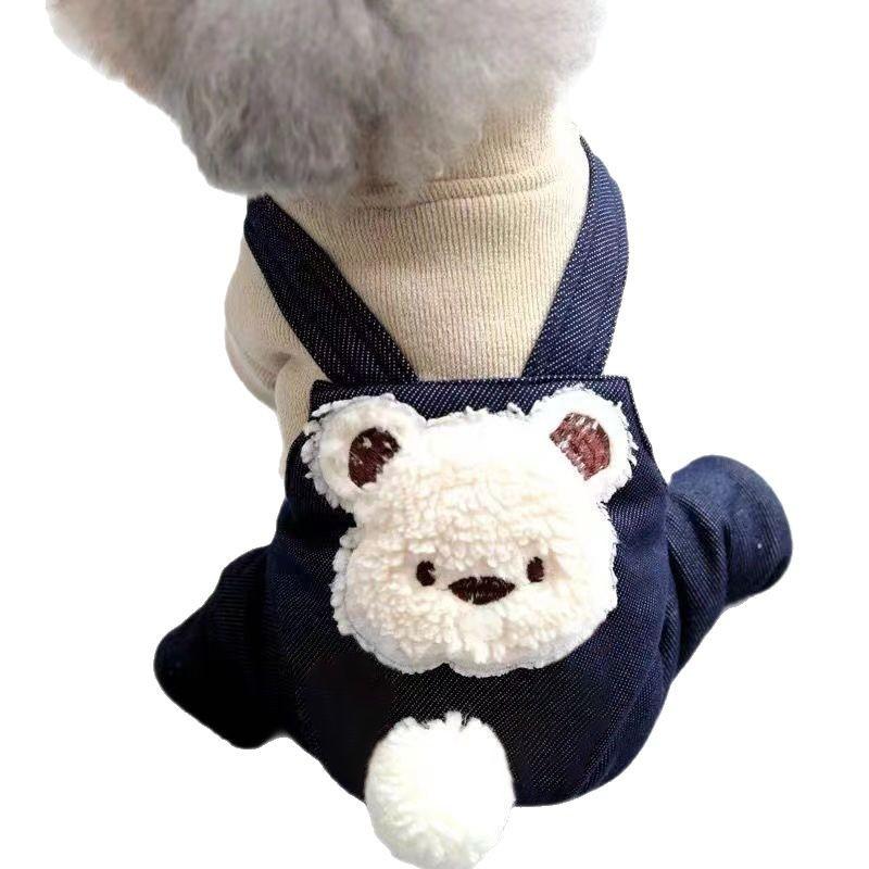 Одежда для щенков Корги Милый Толстый Померанский Шпиц Маленький Щенок Кошка Домашние животные Зима