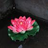 Artificial Lotus Flower Fake Floating Water Lily Garden Pond Fish Tank Decor