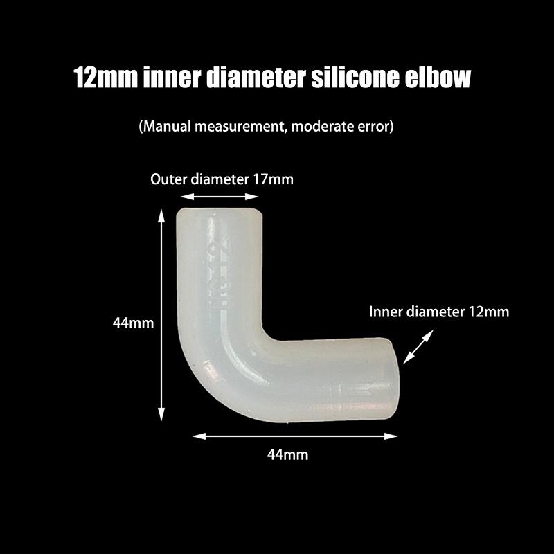 5 шт. Силиконовый колено гибкий ремонтный соединитель жесткая труба мягкий соединитель эластичный прямой угол резиновая муфта труба ирригация сад