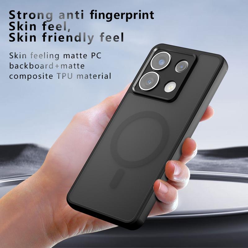 Для Xiaomi Redmi Note 13 13R Note13 Pro Plus матовый противоударный чехол TPU с защитой от отпечатков пальцев, устойчивый к падениям, не желтеющий, задняя крышка, корпус