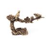 Pure Copper Plum Tree Happy Magpie Bird Miniature Ornaments Antique Brass Cuckoo Figurine Tea Table Decorations Desk Decor Craft
