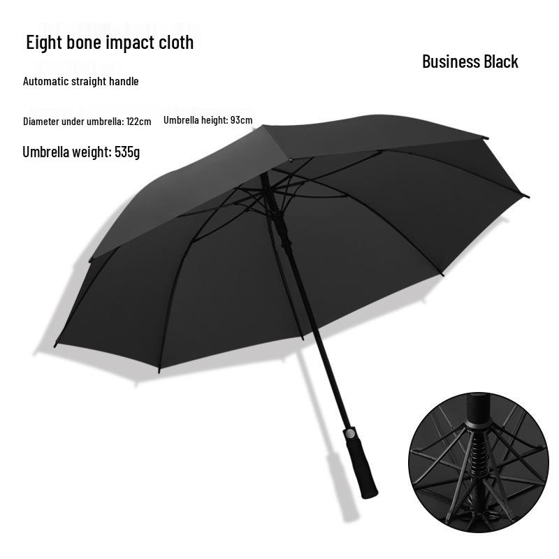 Custom Automatic Long-Handle Golf Umbrella - Ideal for Business Gifts