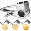 Handheld Stainless Steel Rotary Cheese Grater Kitchen Tool Garlic Carrot Cutter Slicer Shredder Grinder