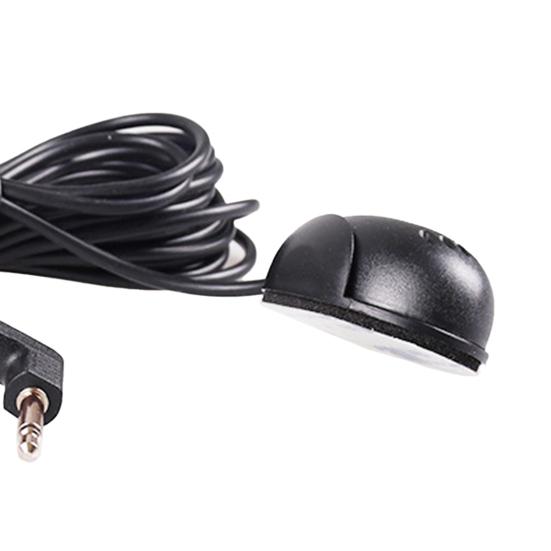 Car Microphone Mono Bluetooth-compatible Calling External 3.5mm Jack Auto Mini Clip Wired Audio Microphone for DVD