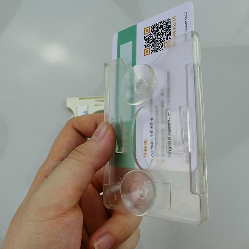 2 шт. Новый держатель для карты на лобовое стекло, прочный чехол для ID/IC-карты