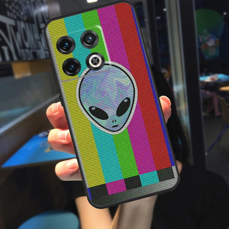 Эстетичный чехол-фунда с инопланетным дизайном для OnePlus 13 12 R 11 9 10 Pro 8T 9RT 10T OnePlus Nord 4 CE 2 3 Lite N30 N20