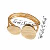 Vintage Exaggerated Punk Bangle Smooth Metal Geometric Bangle Daily Metal Bracelet  Party Jewelry