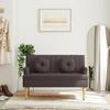 VidaXL Bench with Cushions, Sofa with Armrest and Backrest, Bench with Wooden Legs, Living Room Seat, 372133