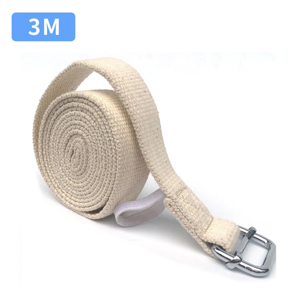 Ремень для йоги с D-образным кольцом, веревка для упражнений, пояс для ног, фитнес-лента из хлопка для фитнеса