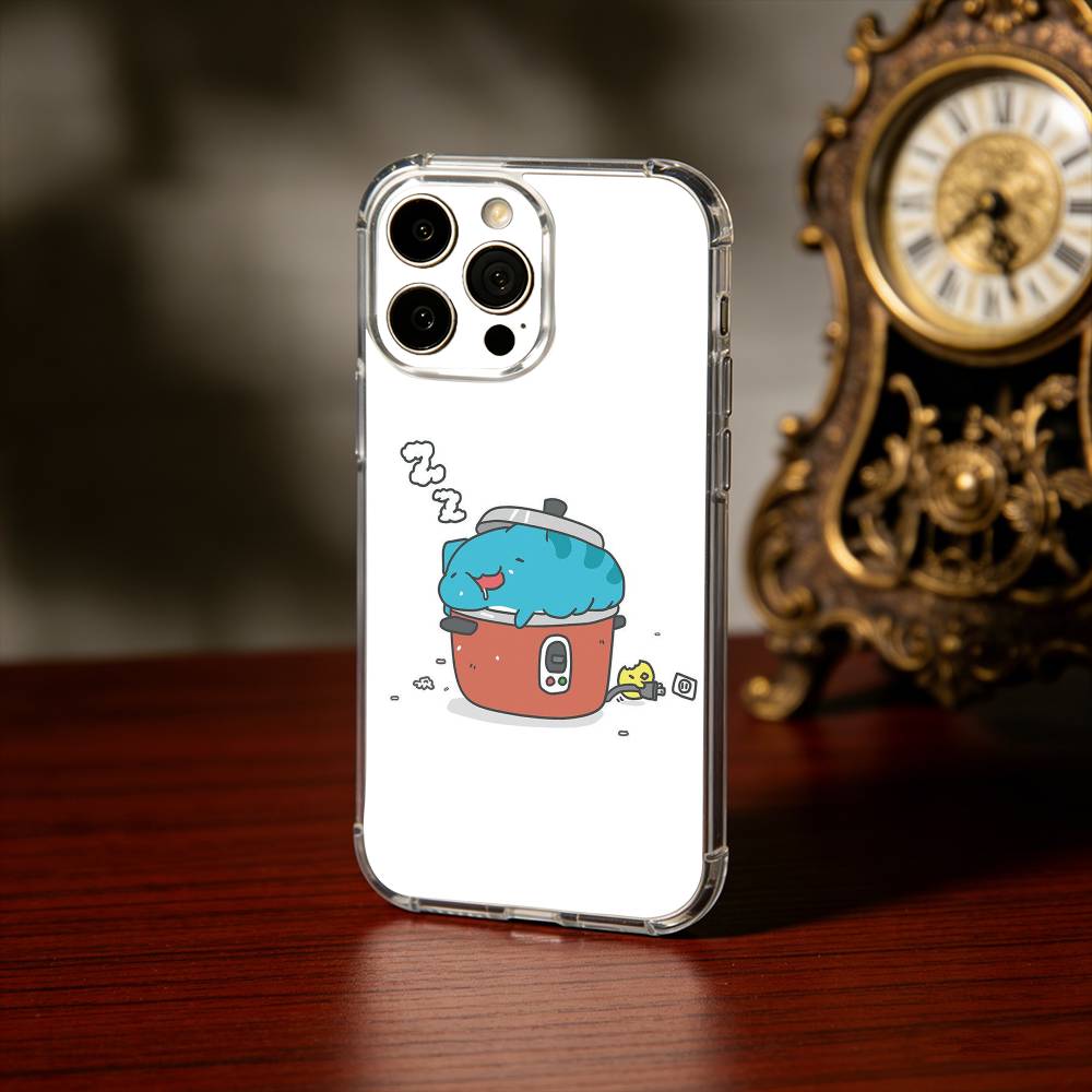 Милый чехол для телефона B-Bugcat C-Capoo для iPhone 17 16 15 14 13 12 11 Mini Pro Max Plus Прозрачная крышка