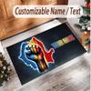 Personalized Crystal Velvet Carpet Poland Pattern Non Slip Floor Rug