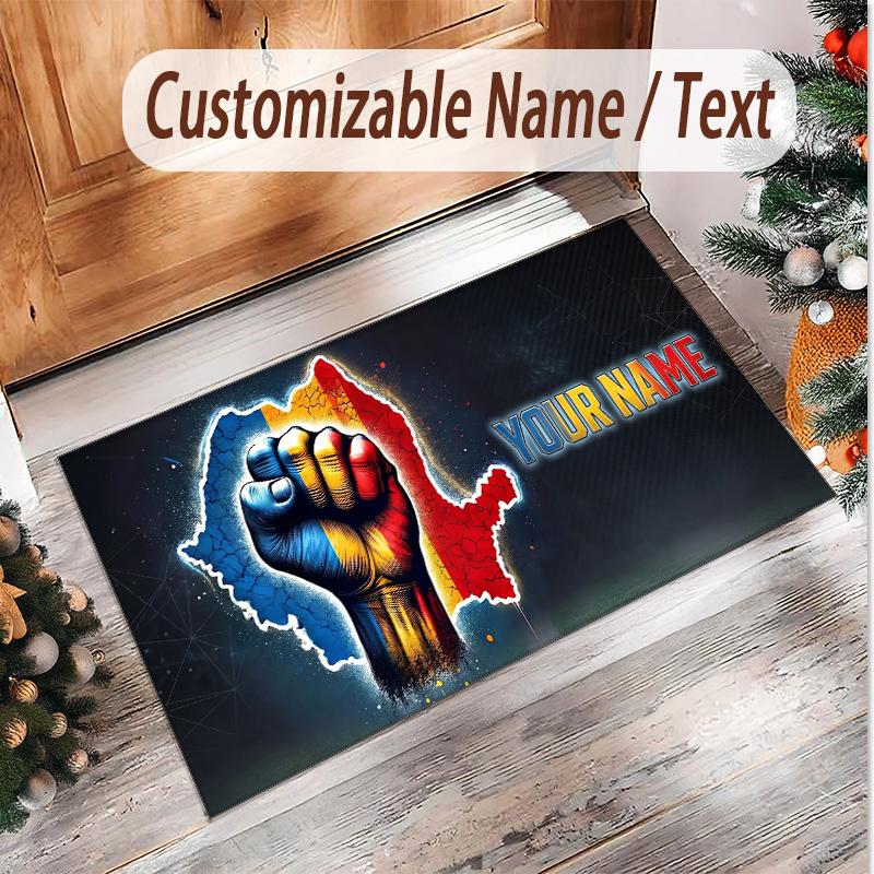 Personalized Crystal Velvet Carpet Poland Pattern Non Slip Floor Rug