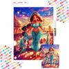 Diamond Paint Art Kit Arabian Princess Mosaic Painting Diamond Art Home Room Decor Gift