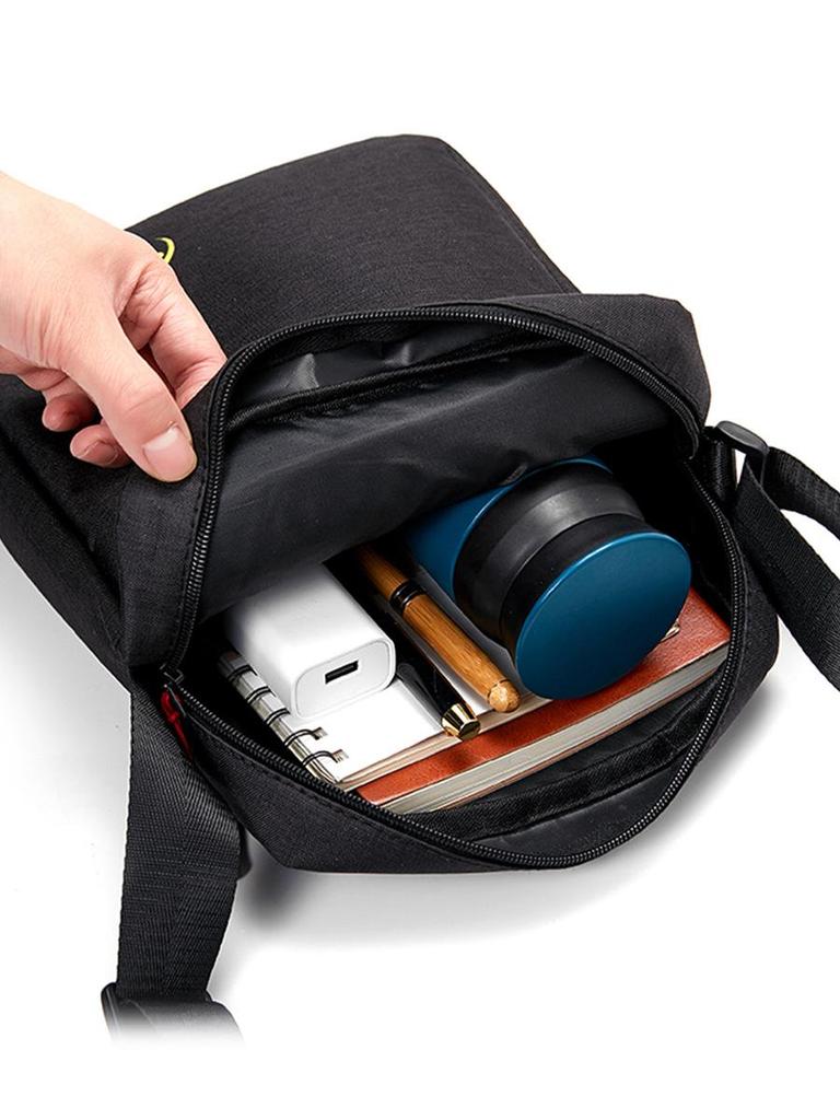 Мужская повседневная деловая сумка через плечо большой емкости