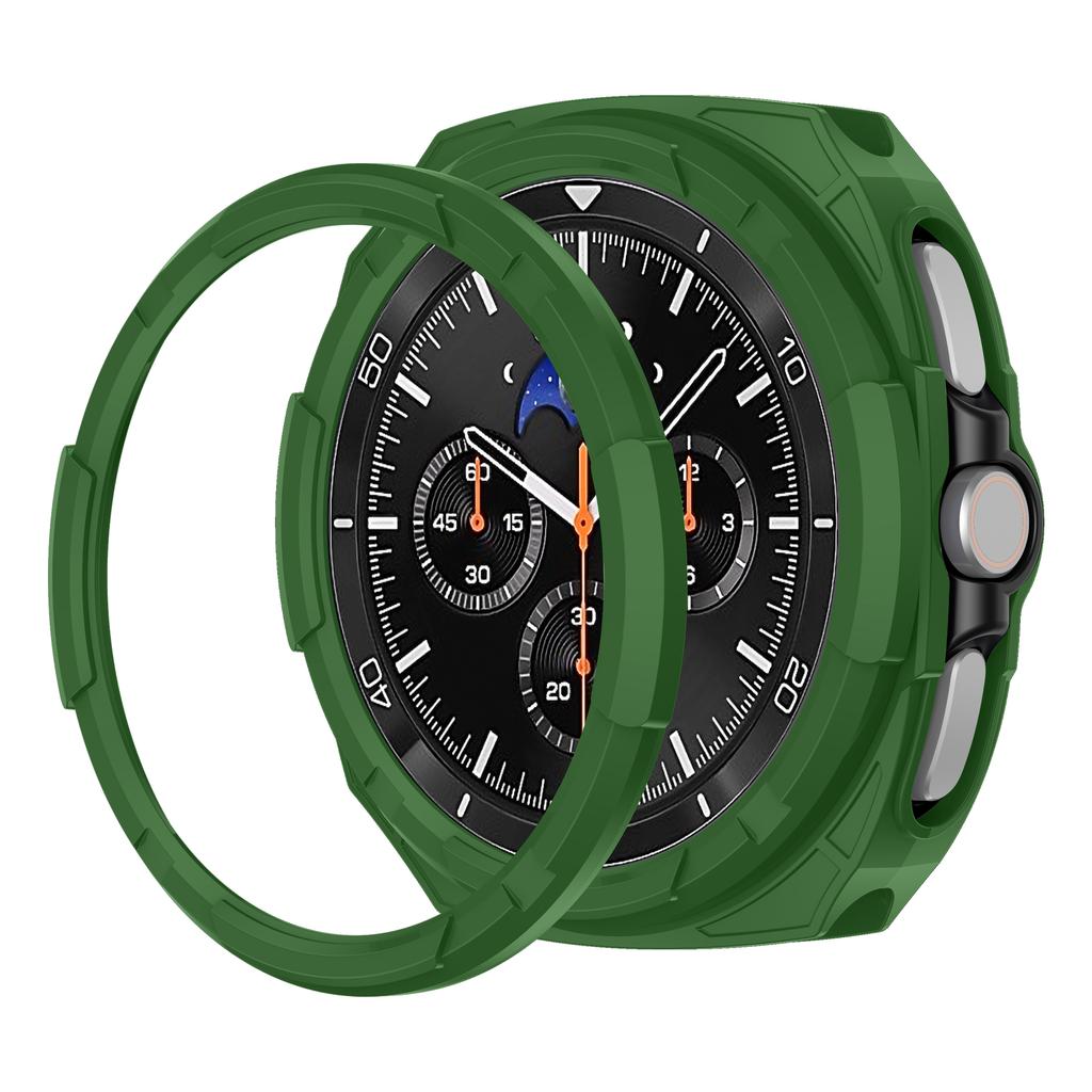 Прочный Безель+Мягкий TPU Бампер Чехол для Samsung Galaxy Watch 8 classic 46мм Защитная Крышка Galaxy Watch 8 classic Защита