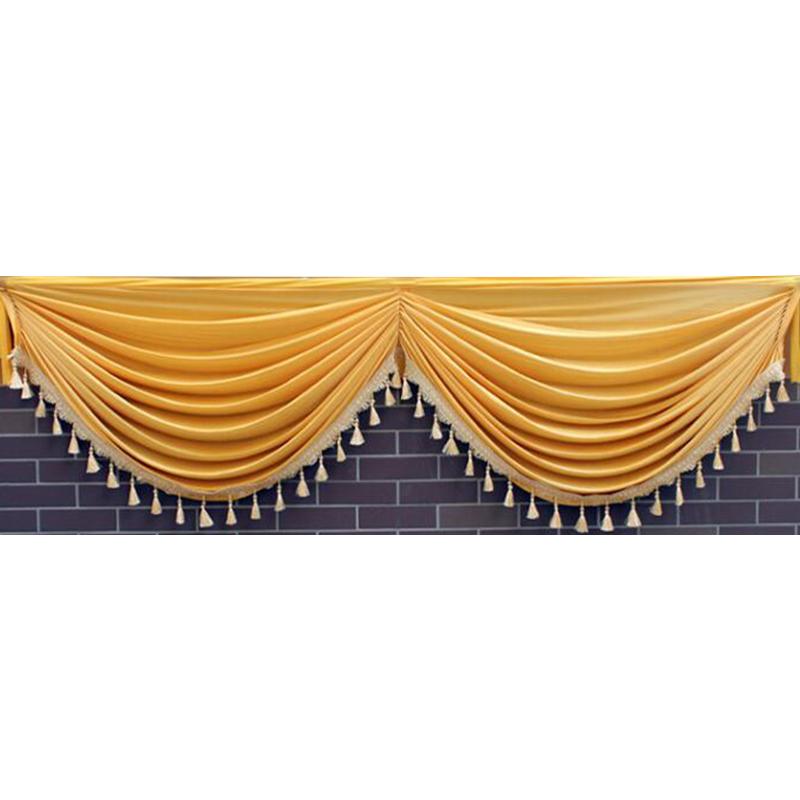 2M Свадебный фон занавеска гирлянда для вечеринки балдахин драпировка панель свадебный фон занавес балдахин сценический фон декор драпировка