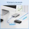 Магнитный USB-хаб, док-станция с выдвижной направляющей для ноутбуков и настольных компьютеров с Type-C