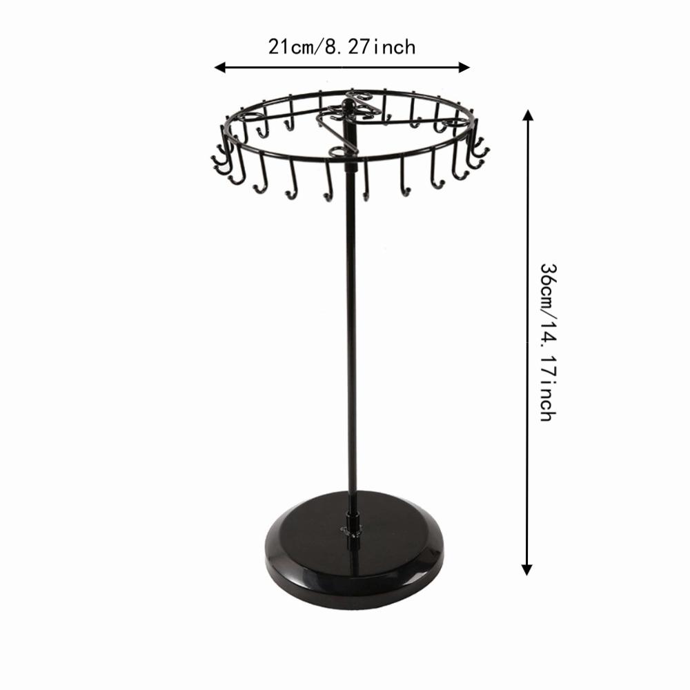 Rotating Jewelry Display Stand Removable Necklace Holder Jewelry Storage Rack Jewelry Storage