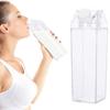Straw for Sports Square with Brush Kitchen Supplies Drinkware Milk Carton Juice Box Water Bottle