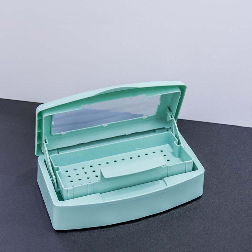 Storage Box Nail Sterilizer Tray Detachable Manicure Implement Sanitize Tool Nail Art Salon
