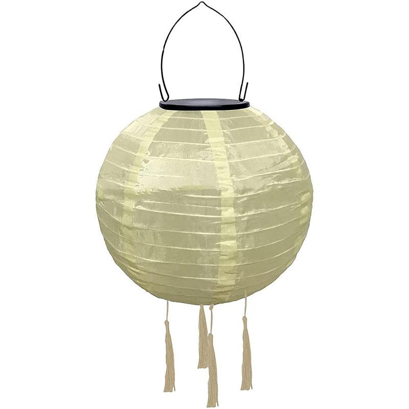 12-дюймовые водонепроницаемые фонарики на солнечных батареях, китайские фонарики, светодиодные лампы, наружные украшения, шары, солнечные фонари, украшения для вечеринок