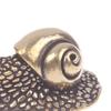 Retro Pure Copper Mini Snail Ornament Tea Pet Snail Ornament Antique Brass Animal Miniature Figurine Desktop Crafts