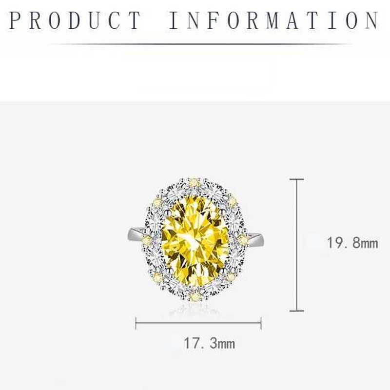 Sace Gems Винтажное роскошное кольцо с цирконием, женские ювелирные изделия, свадебный подарок для вечеринки