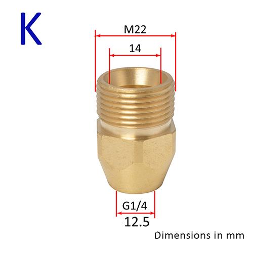 Пистолет для мойки высокого давления, байонетный соединитель, насадка для пены для снега, переходник насадки для пенопласта, переходник для мыльного пистолета