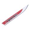 2Pcs Red 3D Metal Sports Logo Emblem Badge 5.75*0.71inch Blade Side Metal Sticker  Car