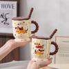 Креативный щенок-сосиска милый кубок мультяшная чашка для молока керамическая чашка парная чашка Марк в стиле хай фейс