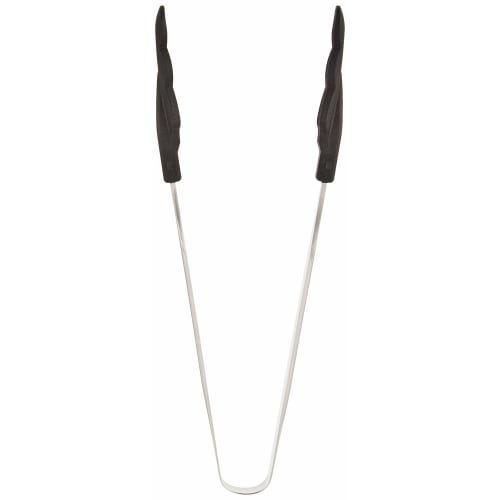 Tanabe Metal N Antibacterial Heat-Resistant Color Tongs, Small, Black, Slim, Metal Part: Stainless Steel, Tip: 66 Nylon, Glass Fiber (with Antibacteri