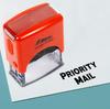 Printtoo Priority Mail Self Inking Rubber Stamp Pre,Inked Office Stamp, Home Office Business Stationery, 38 X 14 Mm,