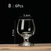 Cognac Brandy  GlassTransparent High Capacity Goblet Red Wine Glass Scented Cup Suit Whisky Vodka Bar Restaurant Drinking Vessel