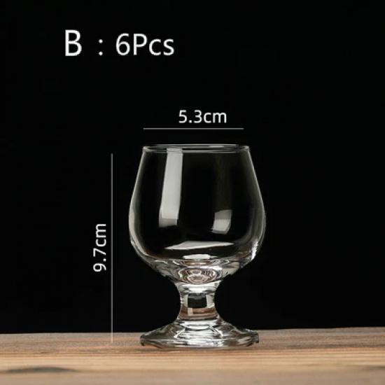 Cognac Brandy GlassTransparent High Capacity Goblet Red Wine Glass Scented Cup Suit Whisky Vodka Bar Restaurant Drinking Vessel