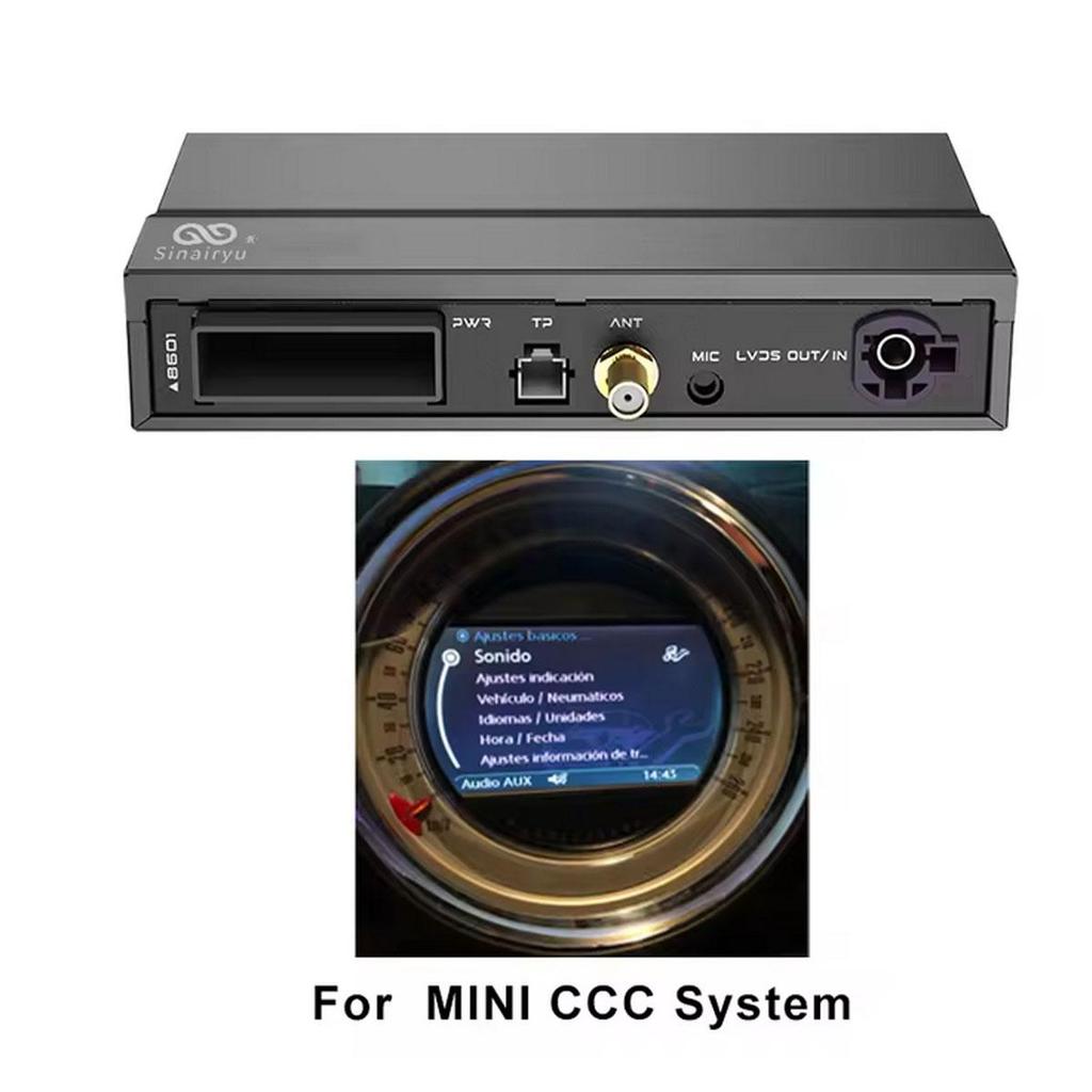 Sinairyu Wireless CarPlay Android Auto Module Compatible for BMW MINI Mini R55 R56 R57 R58 R59 R60 R61 F54 F55 F56 F57