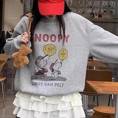 Женские модные повседневные весенне-осенние блузки и рубашки с круглым вырезом с длинными рукавами