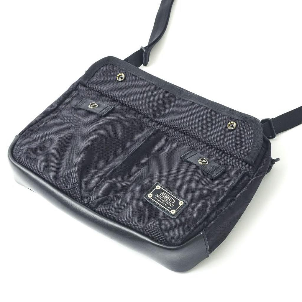 ASSOB Ballistic Nylon Mini Shoulder Bag 02, Black (ASV-61315-BK)