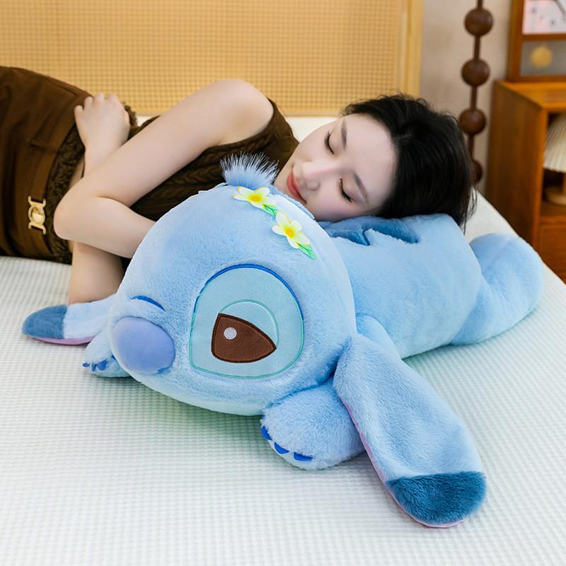Stitch Cartoon Plush Doll With Large Eyes And Rabbit Fur For Kids And Fans