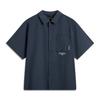 Li Ning Comfortable Minimalist Letter Print Casual Polo Shirt Men Shirts Deep-Dark-Blue ASHV047-2