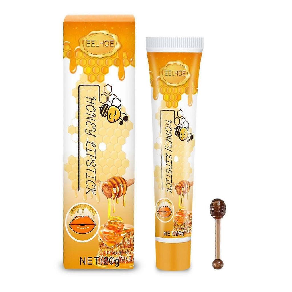Hydrating Lip Balm with Beeswax & Shea Butter Anti-Cracking, Reduces Lip Lines, Overnight Lip Mask, Non-Greasy, 20ml
