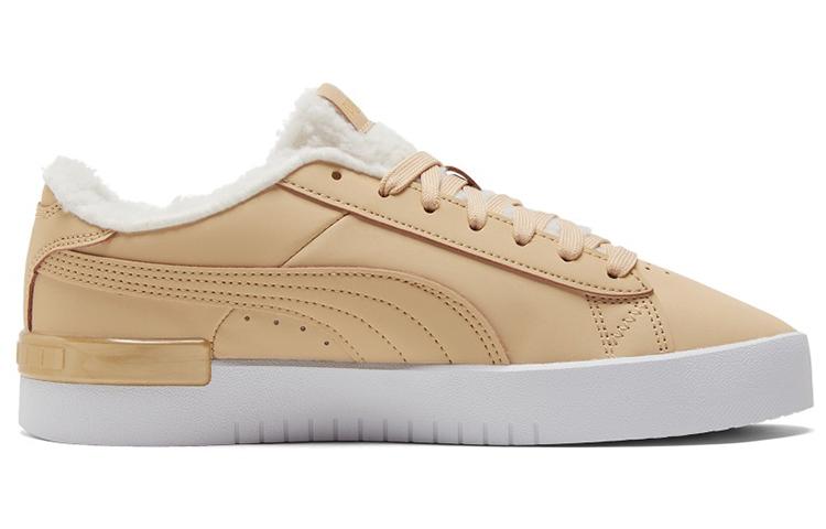 Women's Sneakers PUMA Jada Teddy Ws Fleece Lined Skateboarding Shoes Khaki Women's