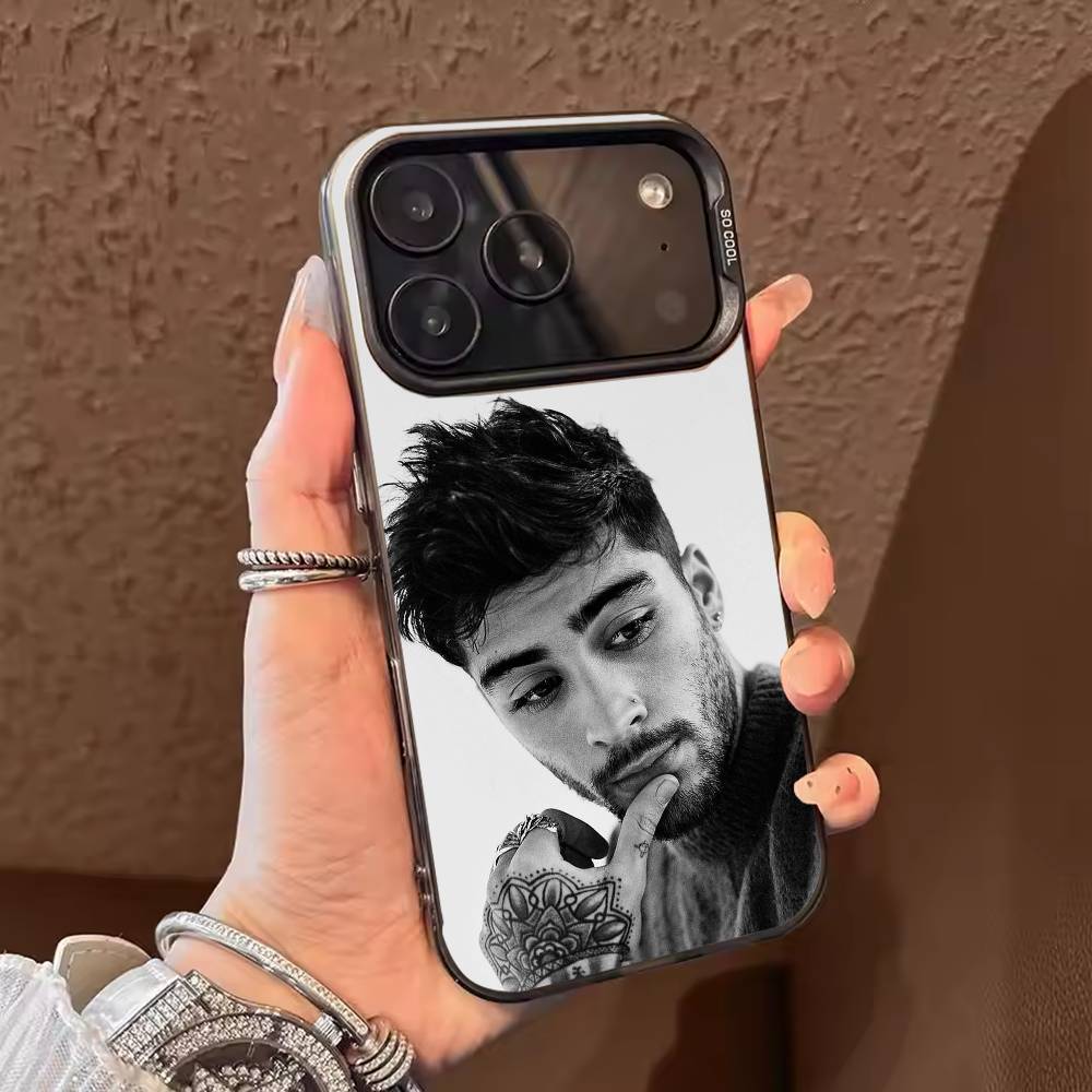 Чехол для телефона от горячего певца Z-Zayn Mali для iPhone 17,16,15,14,13,12,11,Pro Max,Plus Конфетный Серебряный Чехол