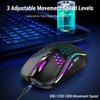 Wireless Gaming Mouse 2.4GHz with Colourful Light Rechargeable 6D Buttons HighPrecision Optical