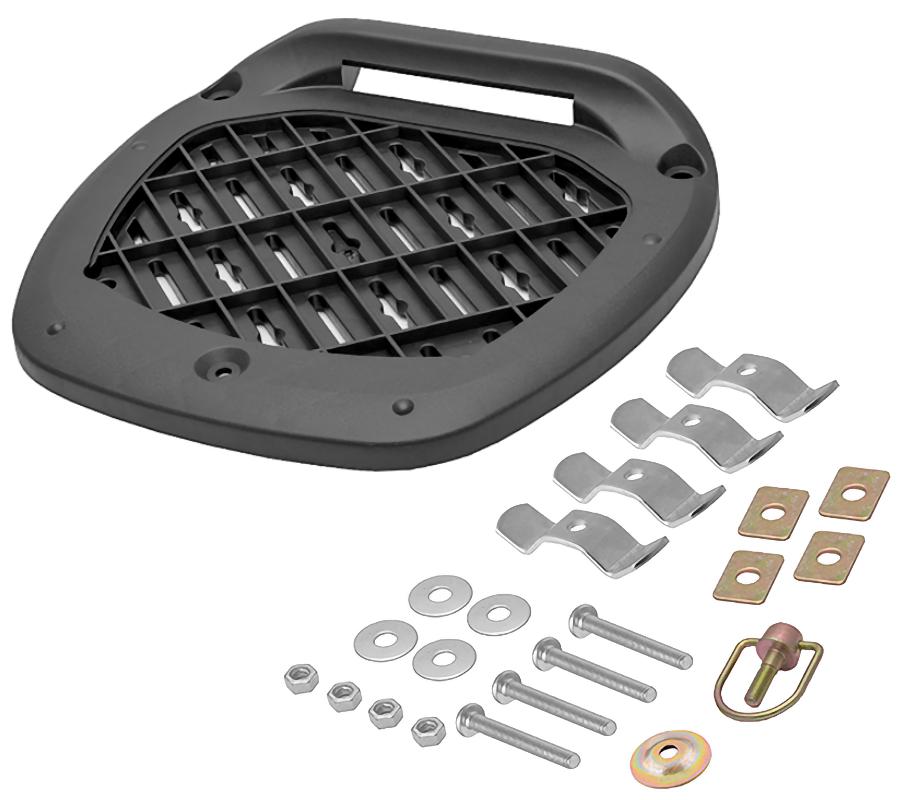 Kufer Moretti, Mr-726, 48L, Czarny, Czerwony Odblask