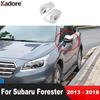 Хромированная накладка на зеркало заднего вида Для Subaru Forester 2013 2014 2015 2016 2017 2018 Хромированные автомобильные аксессуары Накладка на колпачок бокового зеркала