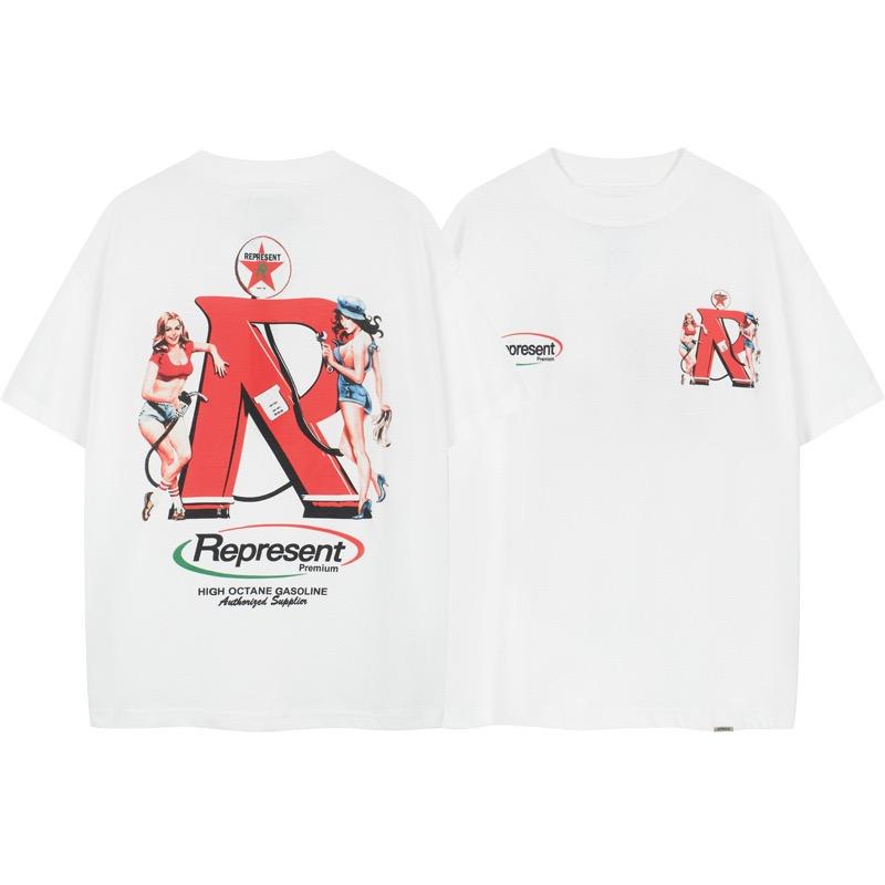 RogueWave Y2K Cotton T-Shirt Harajuku Letter Print Oversized Punk Tee Hip Hop Streetwear Short Sleeve Clothes