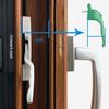 Universal Upvc Key Locking Windows External Sliding Flat Window Linkage Handle Door Window Rotating Handle with Lock Accessories