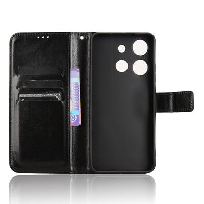 Для TCL 503 Чехол Текстура Crazy Horse Искусственная Кожа Чехол-кошелек для телефона
