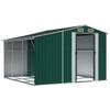 VidaXL Garden Shed, Tool Shed with Handles, Tool Shed with Sloping Roof, Terrace Storage Shed, Green 3188287